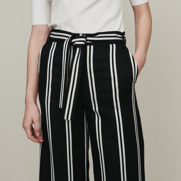 MAJE [NWT] "Pakila" Woven Wide-Leg Trouser - Picture 5 of 9